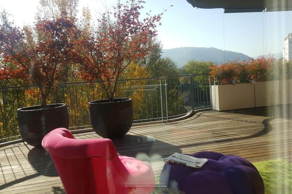 Appartamento Vista San Luca Con Terrazza Panoramica Bolonia Exterior foto
